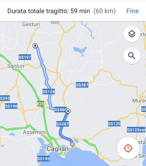 Percorso n.1 - Villanovafranca